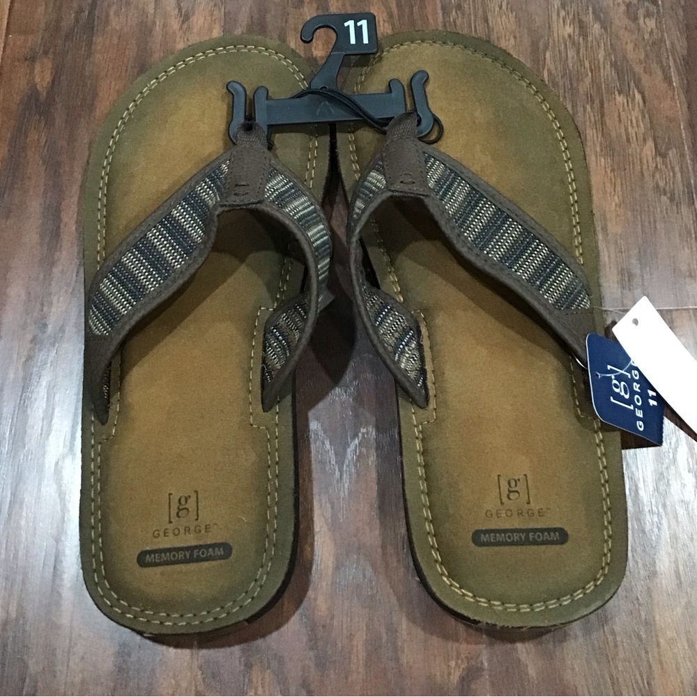 George Men's Brown Sandals